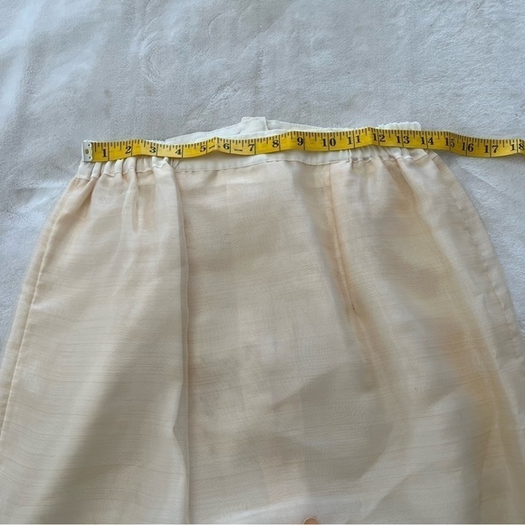 VINTAGE Handmade Floral Embroidered Blouse Skirt with Scarf - Picture 11 of 14